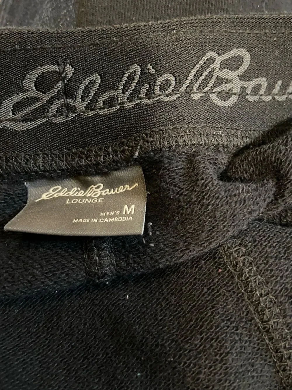2/$30 Eddie Bauer Black Men's Jogger Sweatpants
